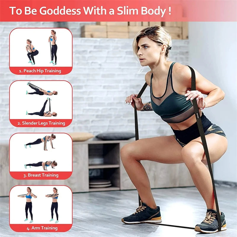 3-Piece Fabric Resistance Bands Set