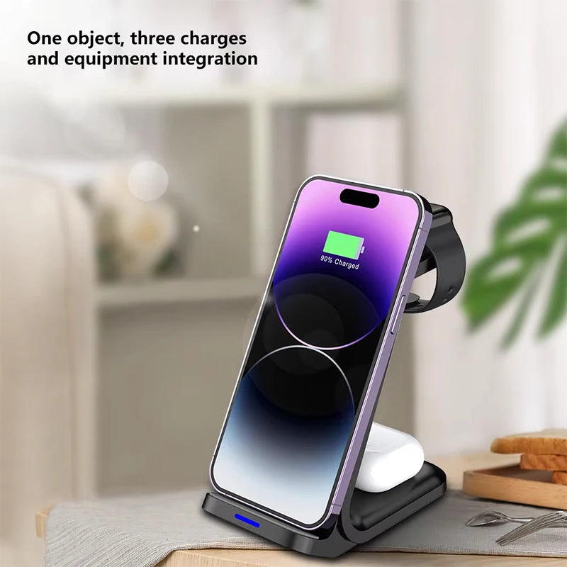 3-in-1 Fast Wireless Charging Dock