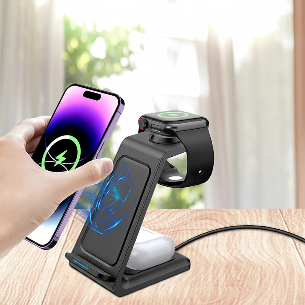 3-in-1 Fast Wireless Charging Dock