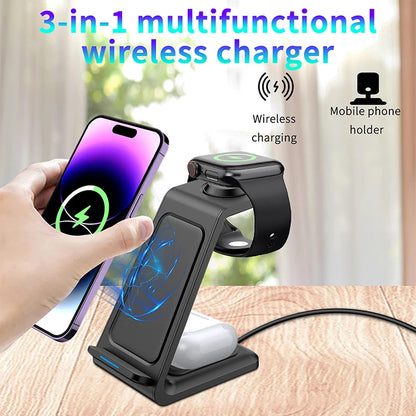 3-in-1 Fast Wireless Charging Dock