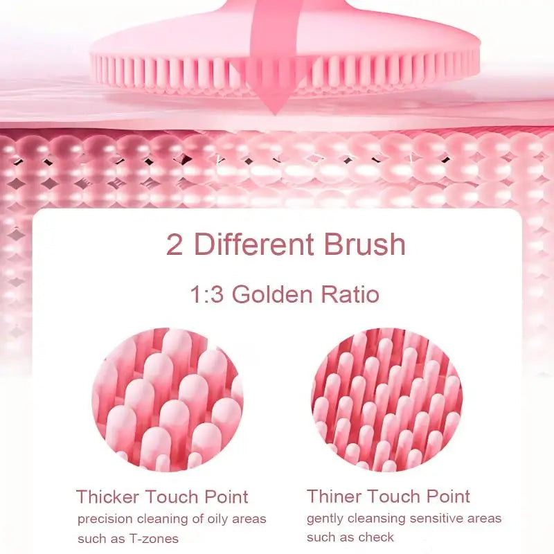 Electric Silicone Facial Massager Brush