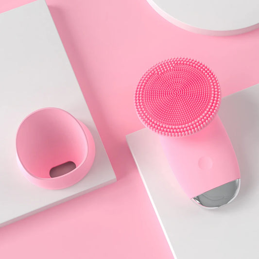 Electric Silicone Facial Massager Brush