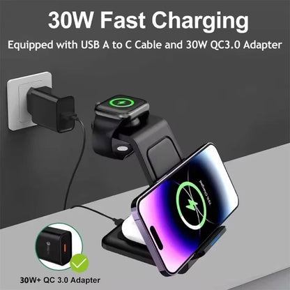3-in-1 Fast Wireless Charging Dock