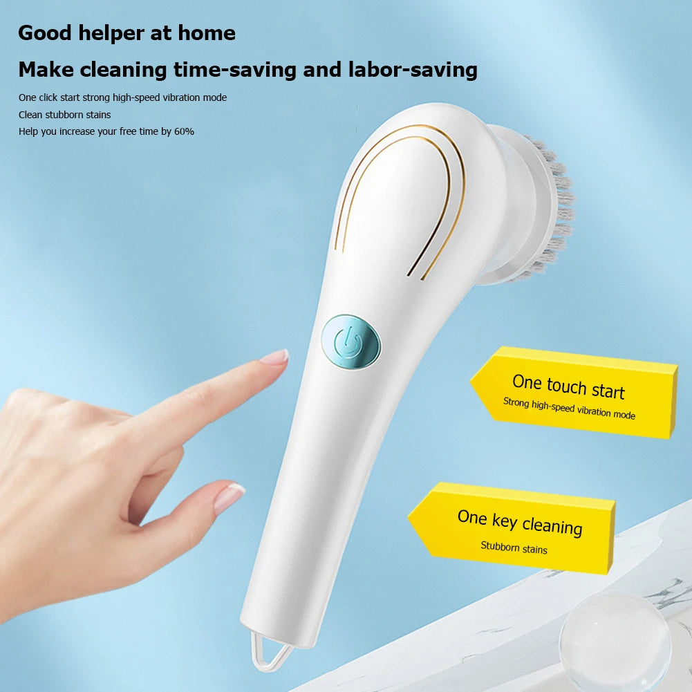 5-in-1 Multifunctional Electric Cleaning Brush