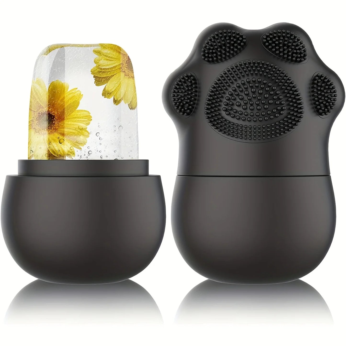 Facial Ice Roller with Cleansing Brush