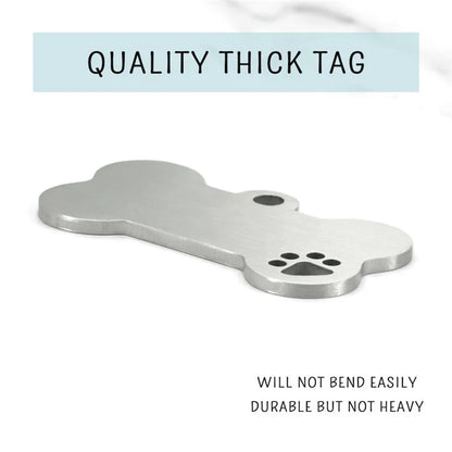 Personalized Stainless Steel Pet Key Chain