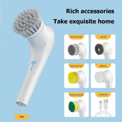 5-in-1 Multifunctional Electric Cleaning Brush
