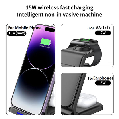 3-in-1 Fast Wireless Charging Dock