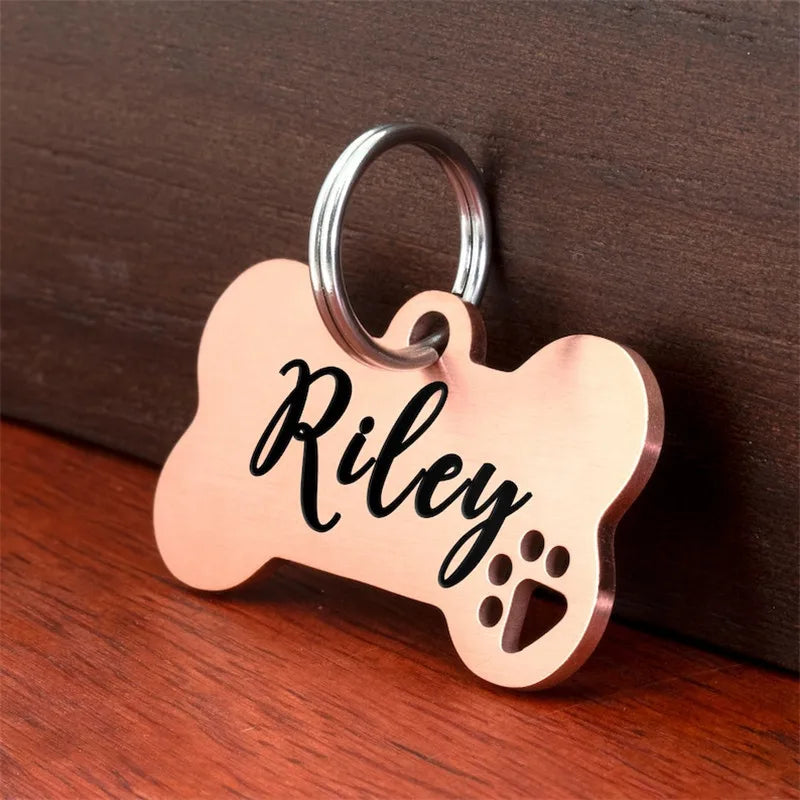 Personalized Stainless Steel Pet Key Chain