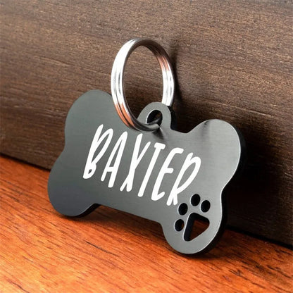 Personalized Stainless Steel Pet Key Chain