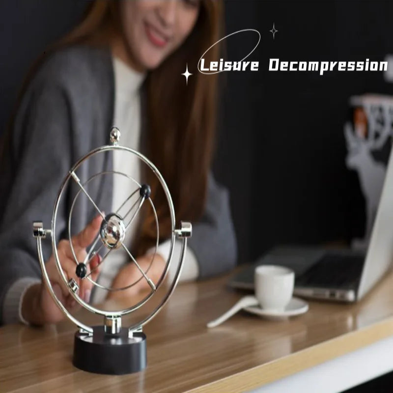 Newton Pendulum Desk Decor Stress Relief Toy