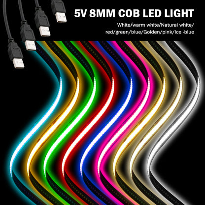 Flexible USB LED Strip Light 3M 5M