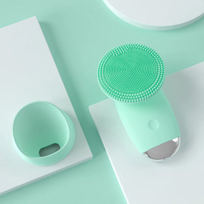 Electric Silicone Facial Massager Brush