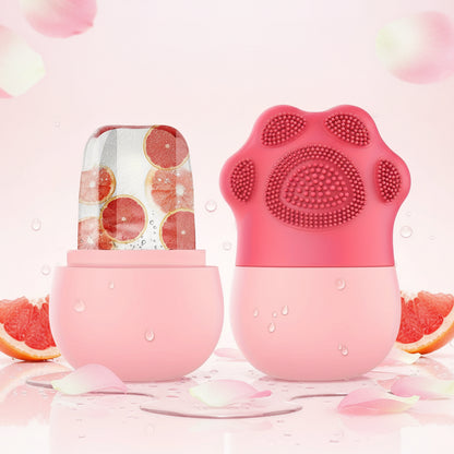 Facial Ice Roller with Cleansing Brush