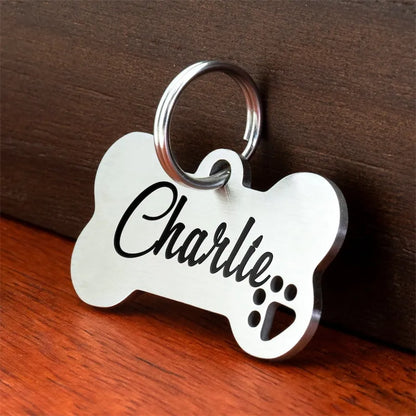 Personalized Stainless Steel Pet Key Chain