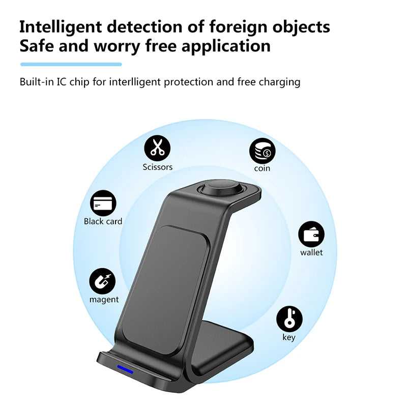 3-in-1 Fast Wireless Charging Dock