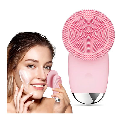 Electric Silicone Facial Massager Brush
